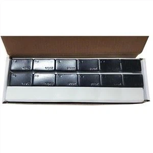 น้ำหนักล้อเหนียวสีดำ